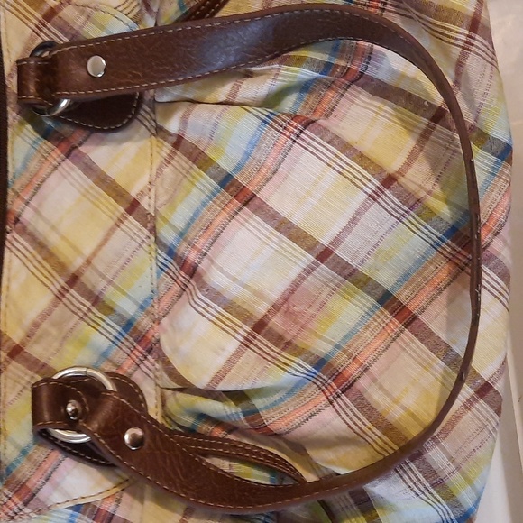 Plaid fabric Relic Tote - Picture 8 of 9